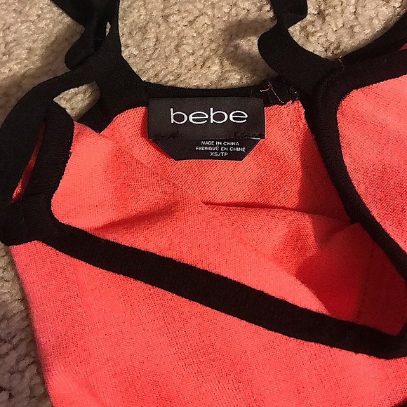 NWOT Bebe pink peplum dress - Picture 16 of 16